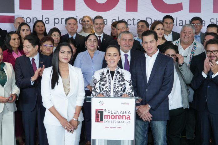 Se integra a la bancada de Morena, la senadora perredista Araceli Saucedo Reyes