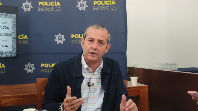 Mejoró gobierno de Morelia 6% percepción ciudadana de seguridad: Comisionado
