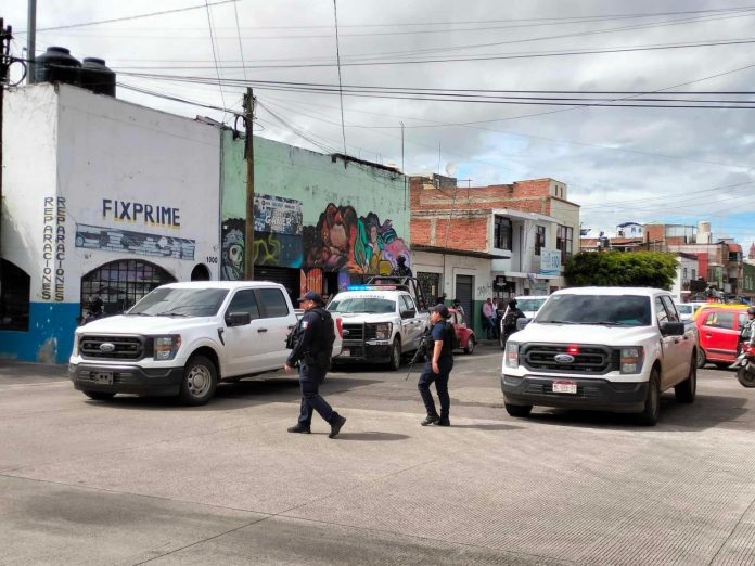 Se registra operativo policial en la colonia Ventura Puente de Morelia