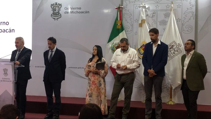 El combate a la delincuencia y la violencia que aquejan a prácticamente todo Michoacán no fue enumerado por el gobernador,