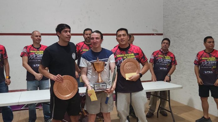 Squashista colombiano se consagra en Copa Morelos