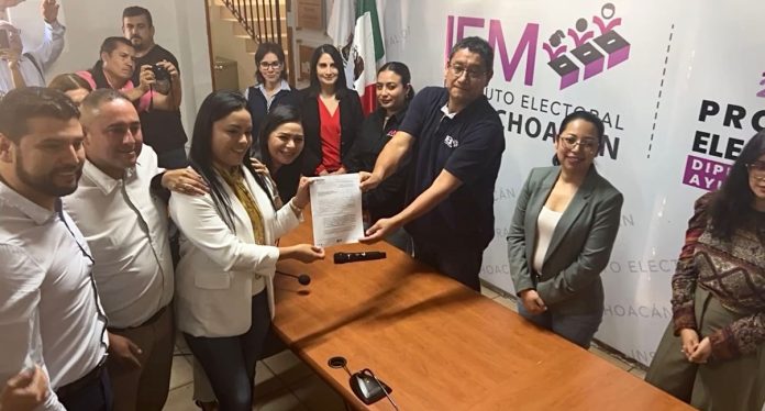 Precandidata del PRD a la alcaldía de Irimbo llama a evitar la violencia política