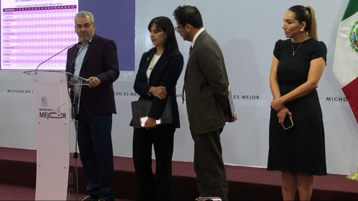 Michoacán ocupa el lugar 13 en incidencia de homicidio en México: Ramírez Bedolla