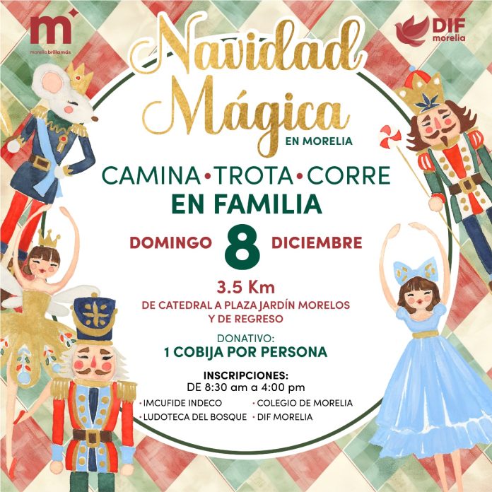 En el marco del programa de actividades “Navidad Mágica en Morelia”, el DIF Morelia encabezado por la Presidenta Honoraria,