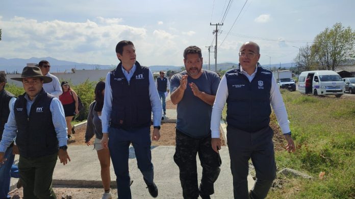 Con la finalidad de supervisar intervenciones integrales en los espacios públicos del municipio, el alcalde Alfonso Jesús Martínez
