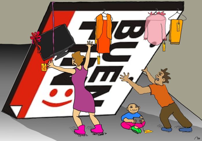 El Black Friday (viernes negro) que cada año se celebra en Estados Unidos después del festejo de “Acción de Gracias”, tiene su origen en que marca el comienzo