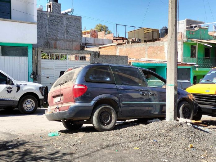 GC recupera camioneta robada al sur de Morelia