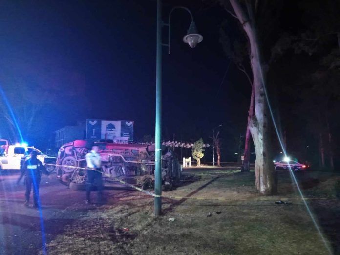 accidente mujer