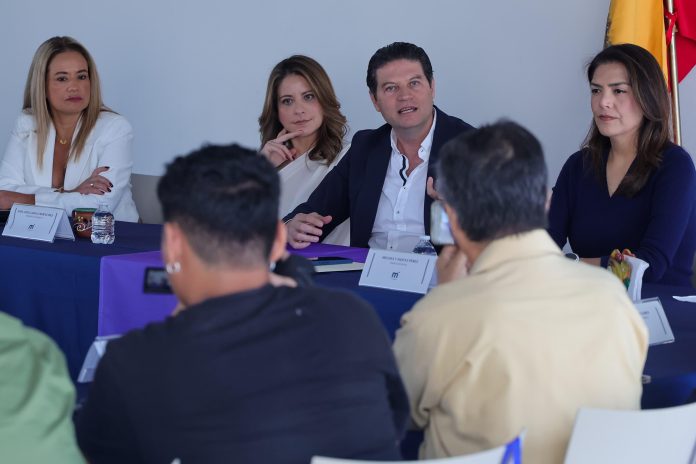 El alcalde Alfonso Jesús Martínez Alcázar informó que se reunió con reporteros del interior del estado para que ayuden a promover Morelia
