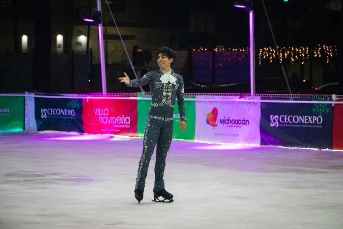 Con el patinador Donovan Carrillo, se inaugurará la Villa Navideña en CECONEXPO