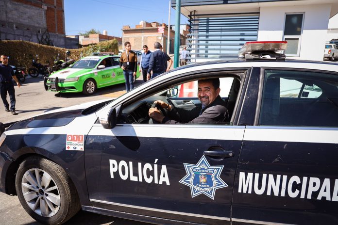 Gobierno de Morelia entrega patrullas en comodato a Charo para fortalecer seguridad en la región