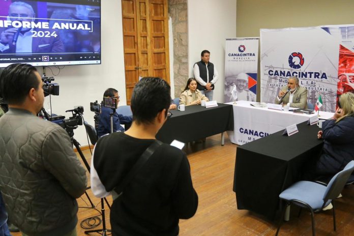 La Cámara Nacional de la Industria de la Transformación (CANACINTRA) en Morelia incrementó sus membresías en 50 por ciento durante 2024