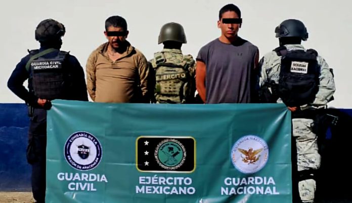 Detenidos presuntos integrantes del CJNG, en Buenavista