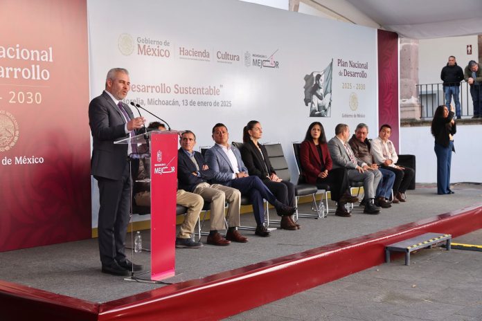 Michoacán, comprometido con las políticas ambientales de la presidenta Sheinbaum: Bedolla