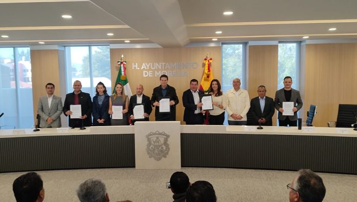 El gobierno de Morelia renovó el convenio de colaboración con la Cámara Mexicana de la Industria de la Construcción