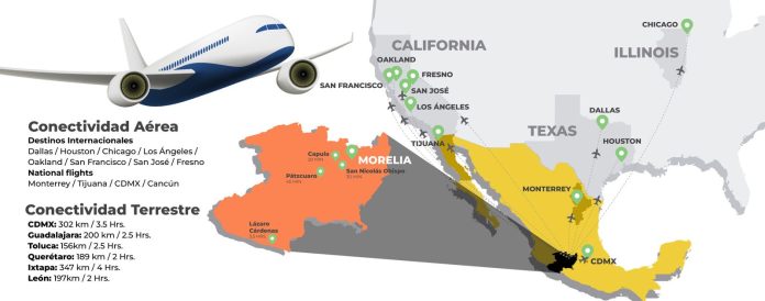 Aeropuerto de Morelia arranca 2025 con cifras históricas