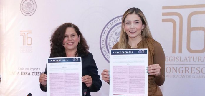 Presentan Convocatoria para la “Condecoración a la Mujer Michoacana 2025”.