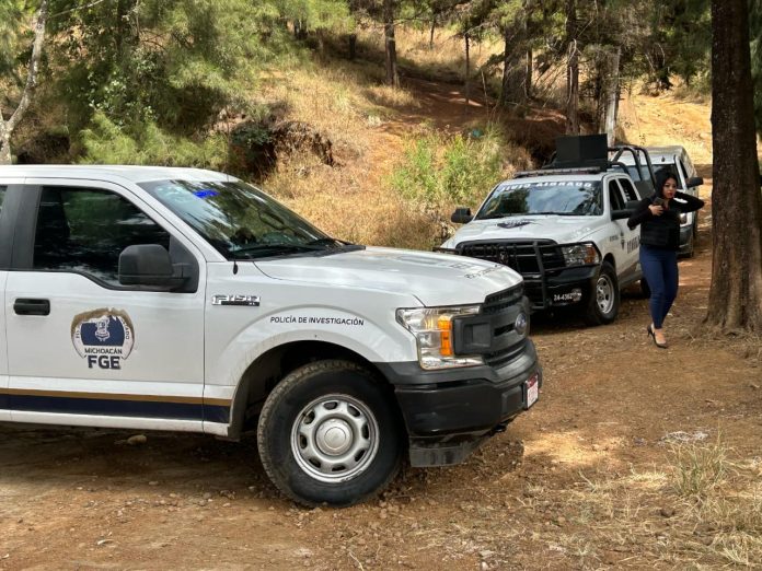 Localizan a pareja decapitada en el Cerro de la Cruz, Uruapan