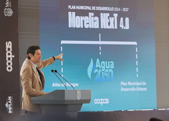 El ayuntamiento de Morelia presentó el plan para la preservación del agua al 2050 El ayuntamiento de Morelia presentó el plan para la preservación del agua al 2050