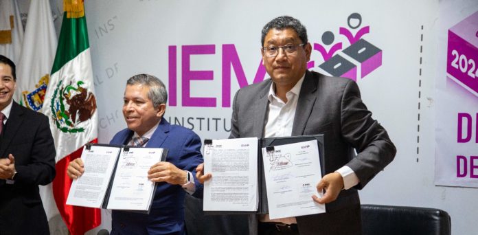 Firman órganos electorales convenio para la elección Judicial en Michoacán Firman órganos electorales convenio para la elección Judicial en Michoacán