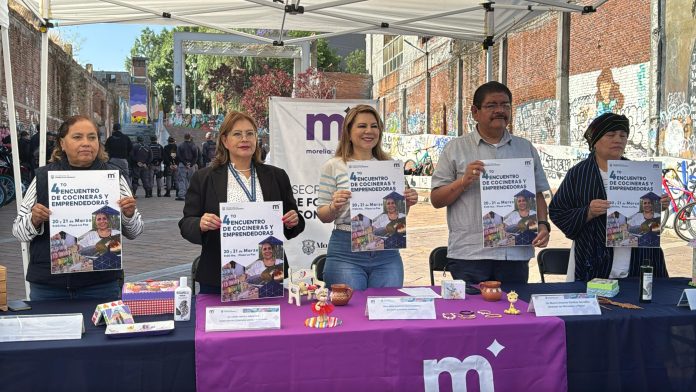 La Secretaría de Fomento Económico (SEFECO) de Morelia, anunció el 4to Encuentro de Cocineras Tradicionales y Emprendedoras