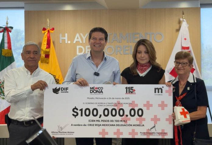 Llama Alfonso Martínez a los morelianos a solidarizarse con la Cruz Roja