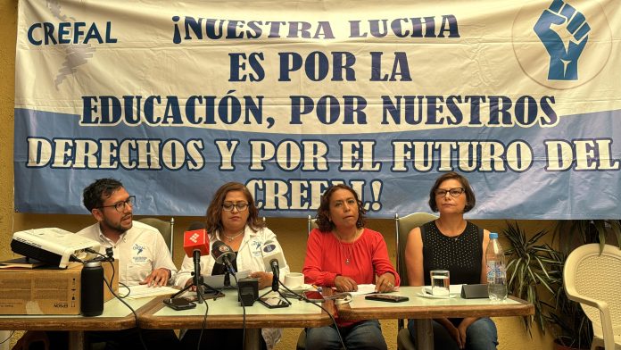 Despiden trabajadores del CREFAL al transformarlo en Universidad del Bienestar
