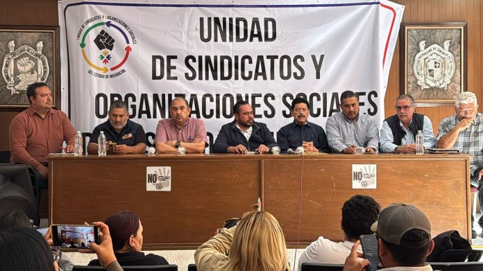 40 sindicatos realizarán megamarcha este viernes en Morelia