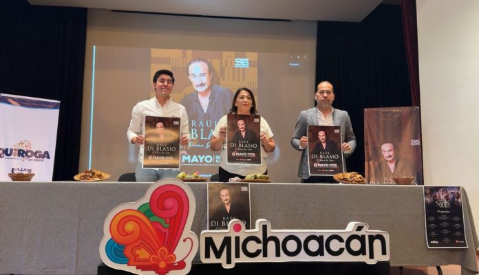 El pianista Raúl di Blasio se presentará el 11 de mayo en Quiroga