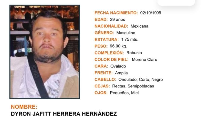 Exigen aparición con vida de Dyron Jaffit, privado de la libertad tras un evento en Morelia