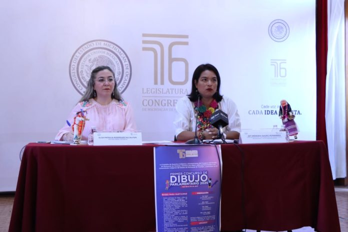 Lanzan el Primer Concurso de Dibujo Parlamentario 2025 para niños y niñas indígenas de Michoacán