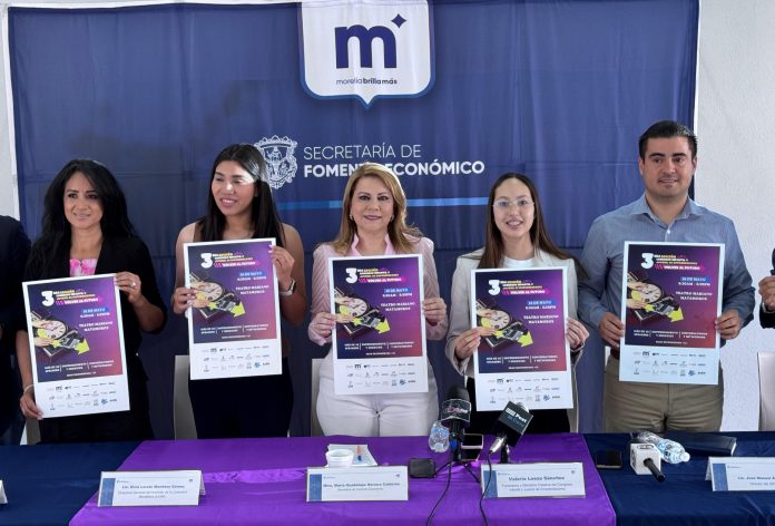 La Secretaría de Fomento Económico de Morelia presentó la Tercera Edición del Congreso Infantil y Juvenil de Emprendedores “Volver al futuro”