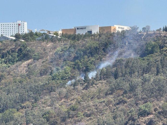Controlado al 90%, incendio forestal en Loma de Santa María, en Morelia