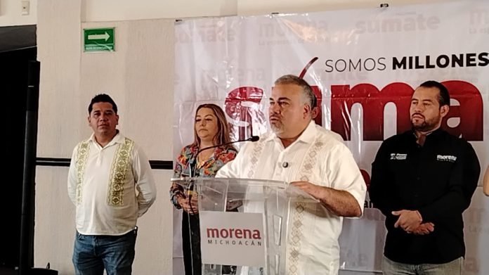 Líder de Morena en Michoacán advierte sanciones a militantes que violen estatutos