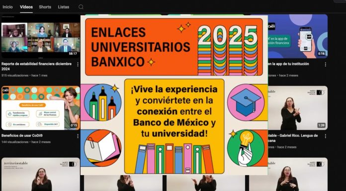 Enlace BANXICO explica valor de la cultura financiera y la vinculación 