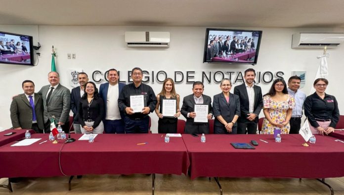 IEM, INE y Colegio de Notarios firman convenio para fortalecer certeza jurídica en el Proceso Electoral Judicial