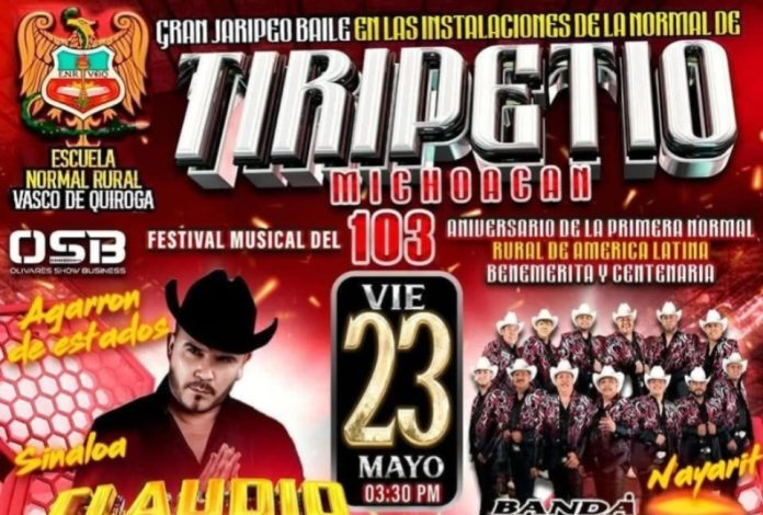 Con jaripeo y 8 bandas musicales, la Normal de Tiri festejará su 103 aniversario