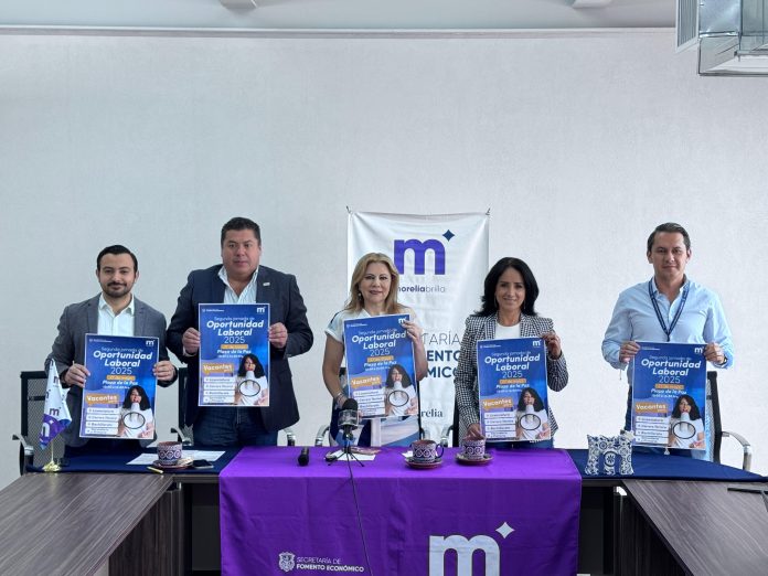 Ofertarán empleos el próximo 27 en Morelia