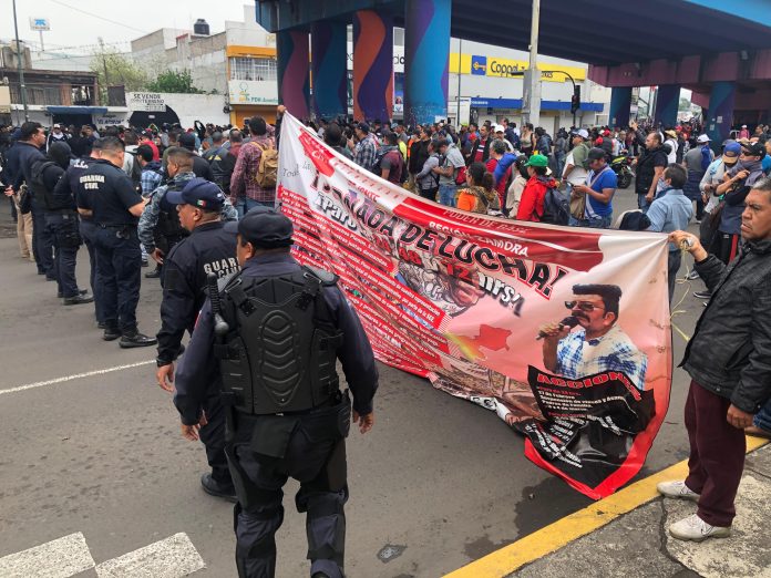 Con cerco policiaco, frustran segundo intento de bloquear las vías férreas en Morelia