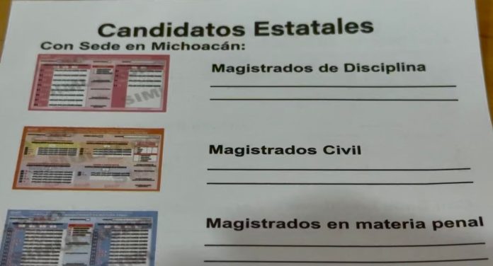 STASPE denuncia entrega de acordeones para el voto judicial a trabajadores de confianza