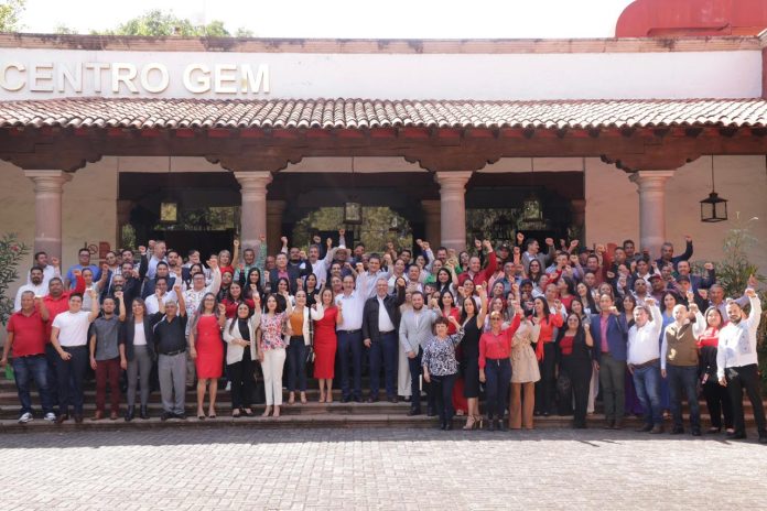 Bedolla y autoridades del PT refrendan compromiso en beneficio de Michoacán