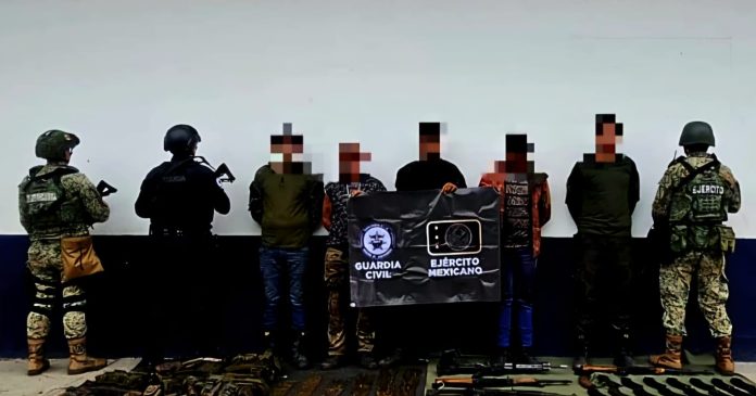 Capturan a presuntos integrantes del CJNG