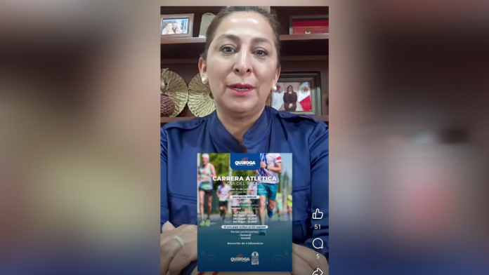 Alma Mireya González invita a celebrar el Día del Padre y participar en carrera atlética el próximo sábado
