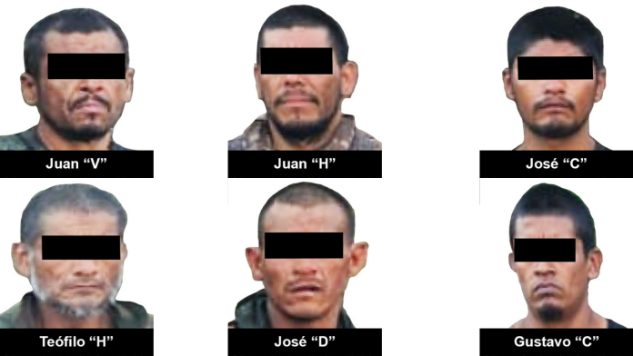 Detienen a seis presuntos integrantes del CJNG, en Tocumbo