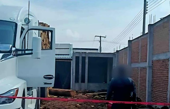 Operador de tráiler maderero muere aplastado por troncos en Maravatío