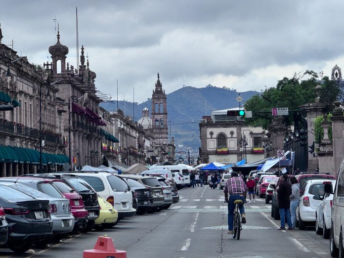 Inmuebles del centro histórico de Morelia sin afectaciones por plantón: Gerencia