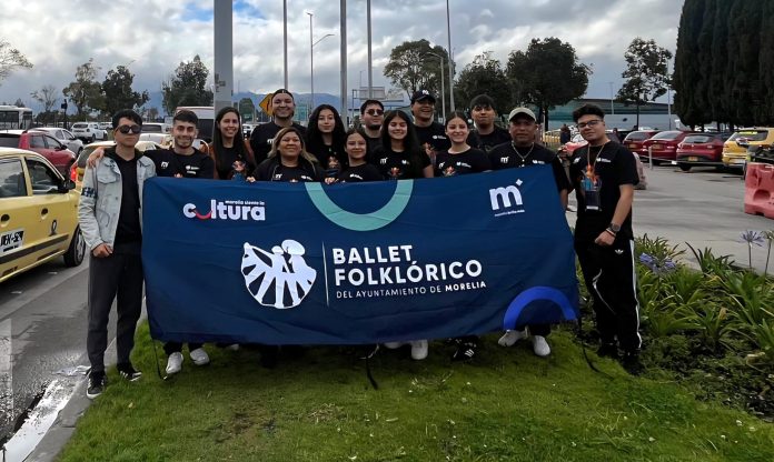 Llega Ballet Folklórico del Ayuntamiento de Morelia a Ibagué, Colombia