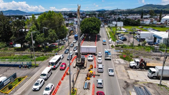 Arranca construcción del Paso Superior sobre la vía del tren en el Libramiento de Morelia