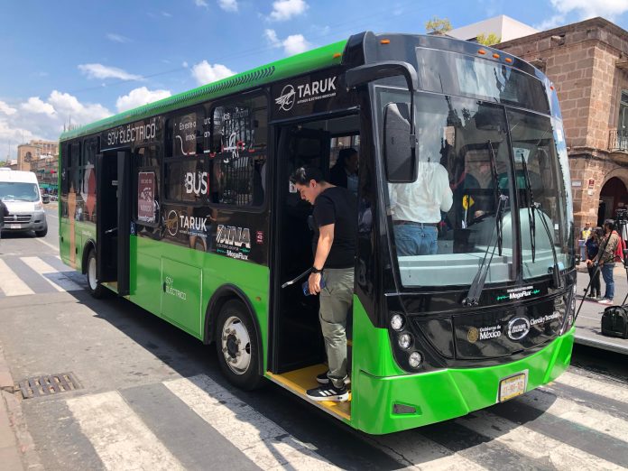 Camión 100% eléctrico inicia prueba piloto en Morelia Camión 100% eléctrico inicia prueba piloto en Morelia