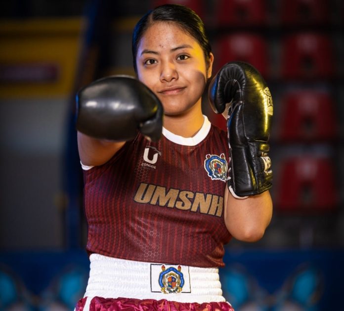 Geraldinne López, una nicolaita que se abre paso en el mundo del box